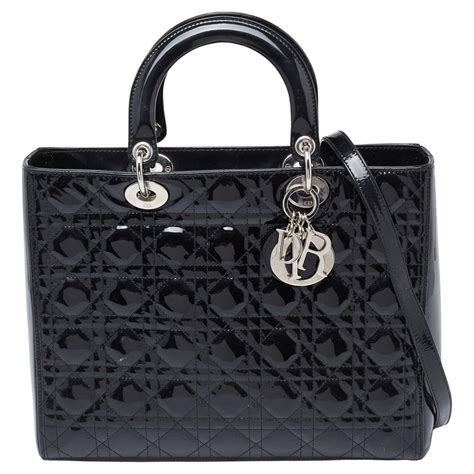 lady dior large tote|Lady Dior tote large black.